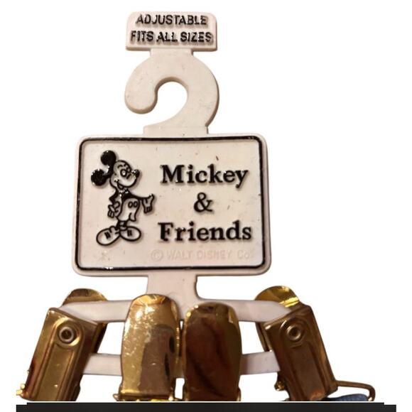 Vintage Disney Mickey & Friends Kids Suspender Strap Minnie Mouse Design - Picture 4 of 4